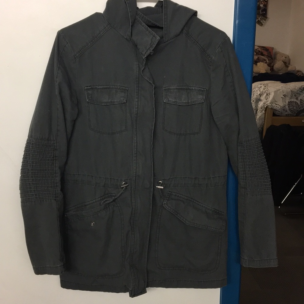 Grey warm jacket!